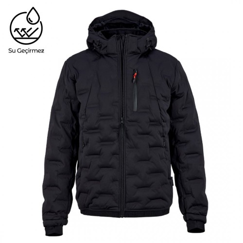 VIZWELL TÜNEL DOLGULU SOĞUĞA DAYANIKLI SİYAH İŞ MONTU