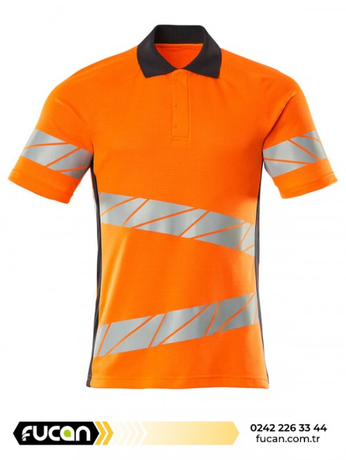 HI-VIS POLO TİŞÖRT REFLEKTÖRLÜ TURUNCU