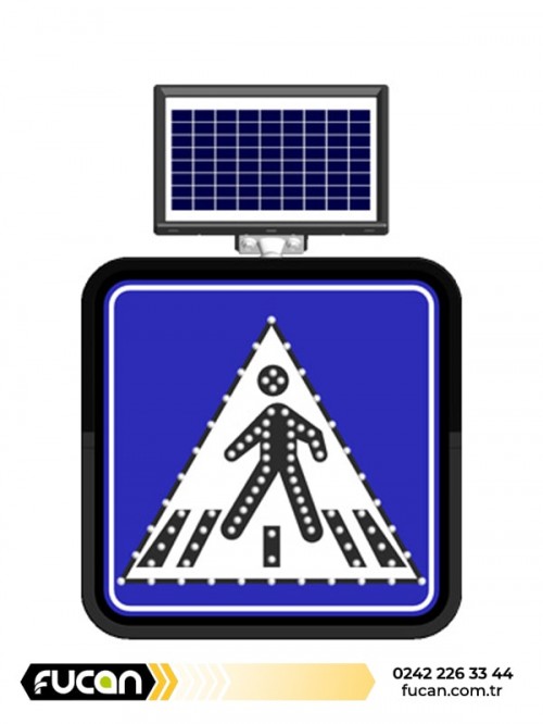 SOLAR LEDLİ TRAFİK LEVHALARI 11838 FL