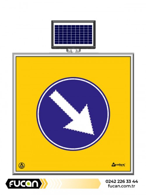 SOLAR LEDLİ YOL BAKIM LEVHALARI 11742 S -LD