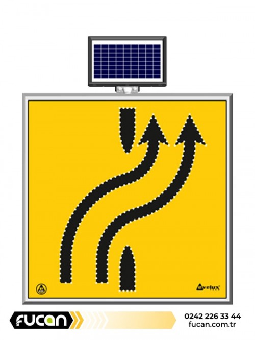 SOLAR LEDLİ YOL BAKIM LEVHALARI 11728 S -LD