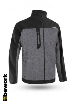 ONETREK GRİ SOFTSHELL PARÇALI POLAR CEKET