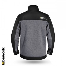 ONETREK GRİ SOFTSHELL PARÇALI POLAR CEKET 2