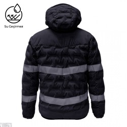 VIZWELL TÜNEL DOLGULU SOĞUĞA DAYANIKLI SİYAH İŞ MONTU 3